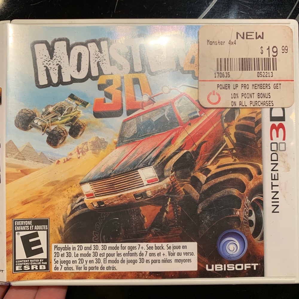 Monster 4x4 3D game for Nintendo 3DS